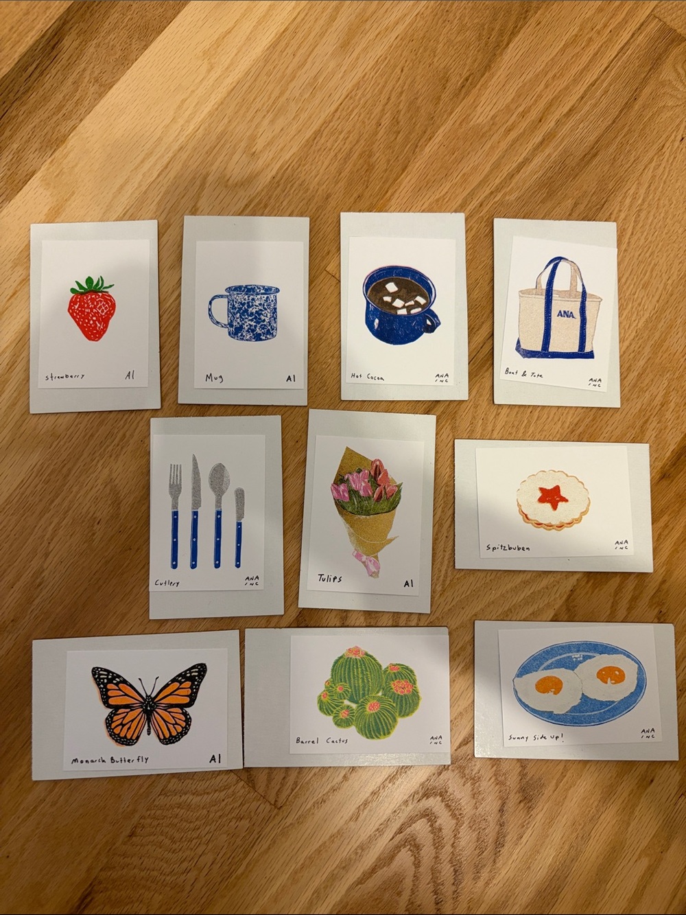 Inciardi Mini Prints Set of 10